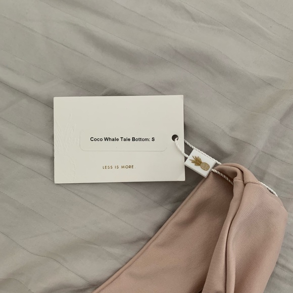 Midori Bikinis Coco Whale Tale Bottoms (S) NWT - Picture 2 of 5